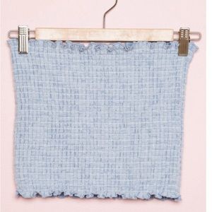 Brandy Melville Smocked Tube Top